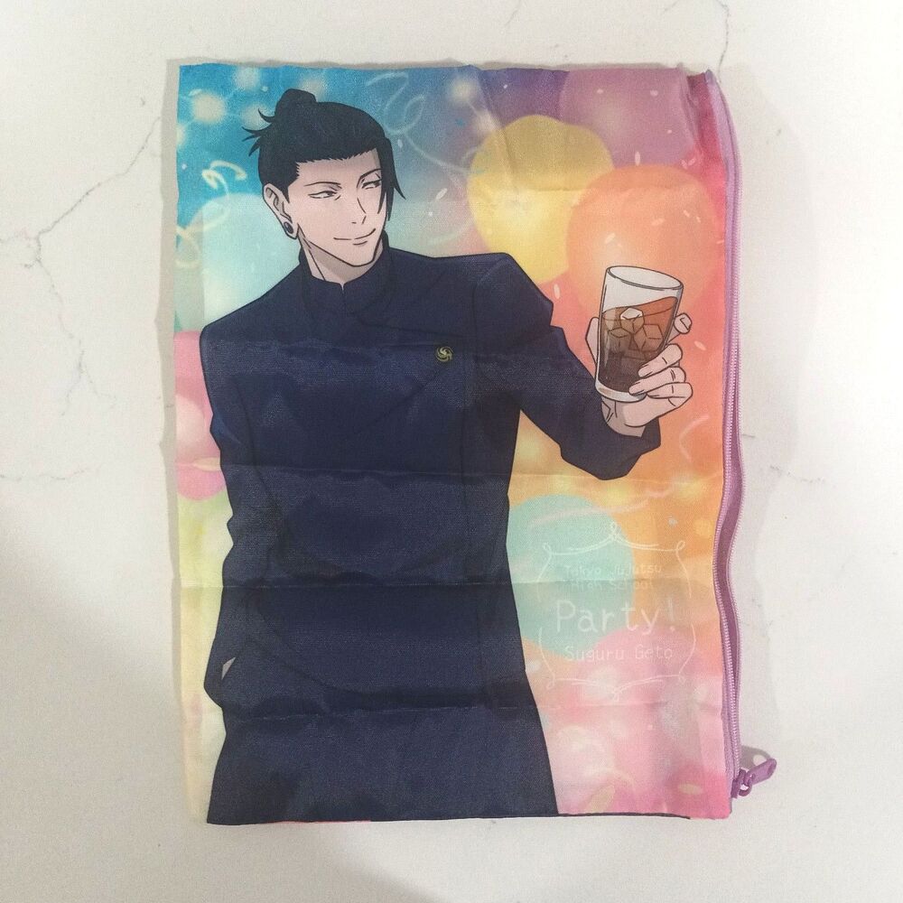 Jujitsu Kaisen pouch with zipper